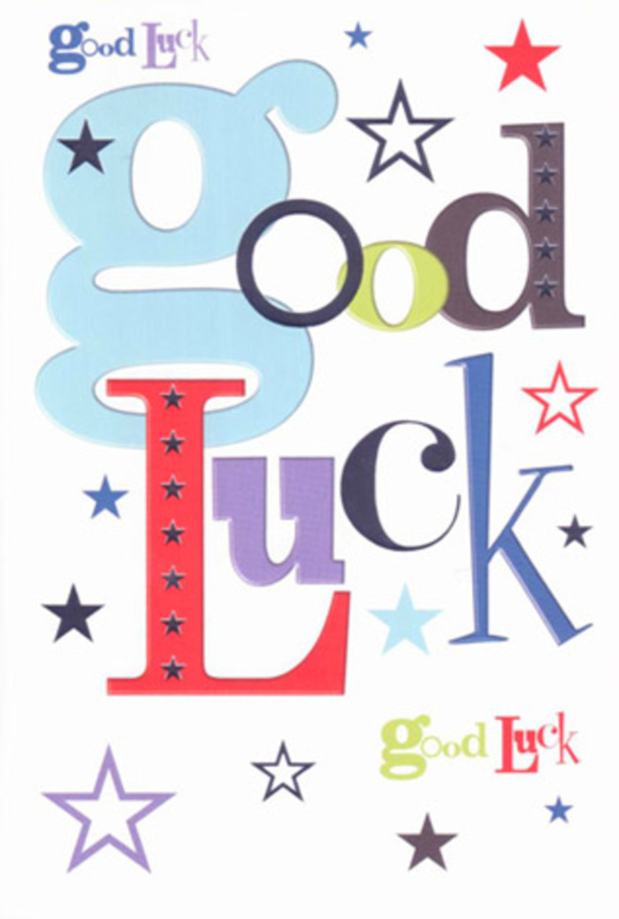 Lively and expressive, this luck-themed card gleams from its place on an Ilford florist's counter, inviting well-wishes with every stroke of its playful typography. The white expanse serves as a canvas for letters that dance in an uplifting medley-wide sweeps of pastel blue mingle with taut, midnight blacks, jubilant reds, and dashes of mossy green. Sprightly stars, vibrant and subtle alike, drift across the scene, reminiscent of evening celebrations on Ilford High Road or local fireworks over South Park. The thoughtful balancing of negative space lets each burst of colour breathe, creating an open, hopeful atmosphere. On first touch, the card's weight and fibrous smoothness evoke the quality of bespoke stationery-something tendered with care. Often paired with hand-crafted bouquets to commemorate graduations, promotions, or moving days in Ilford, the card extends not just encouragement but a genuine sense of shared belief. Its spirited composition, infused with the same warmth as a neighbour's well-wishing wave in Ilford's tight-knit community, offers a visual and emotional keepsake-ready to be cherished at each milestone along life's path.